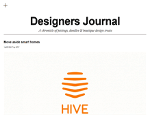 Tablet Screenshot of designersjournal.net